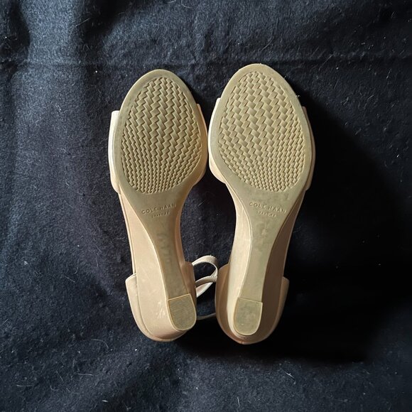 Cole Haan Beige Wedge Open Shoes* - Picture 8 of 8